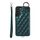 Per Samsung Galaxy S22+ 5G Custodia per cellulare con texture rombica con cordino corto (verde) Per Samsung Galaxy S22+ 5G Custodia per cellulare con texture rombica con cordino corto (verde)