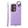 Per Samsung Galaxy S22 Ultra 5G Custodia per cellulare con texture rombica con cordino corto (viola)