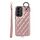 Per Samsung Galaxy S23+ 5G Custodia per cellulare con texture rombica con cordino corto (oro rosa) Per Samsung Galaxy S23+ 5G Custodia per cellulare con texture rombica con cordino corto (oro rosa)