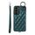 Per Samsung Galaxy S23+ 5G Custodia per cellulare con texture rombica con cordino corto (verde) Per Samsung Galaxy S23+ 5G Custodia per cellulare con texture rombica con cordino corto (verde)