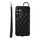 Per Samsung Galaxy S24+ 5G Custodia per cellulare con texture rombica con cordino corto (nero) Per Samsung Galaxy S24+ 5G Custodia per cellulare con texture rombica con cordino corto (nero)