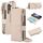 Per Samsung Galaxy Z Fold6 Custodia a tracolla con anello a portafoglio multifunzionale in pelle pieghevole (bianca) Per Samsung Galaxy Z Fold6 Custodia a tracolla con anello a portafoglio multifunzionale in pelle pieghevole (bianca)