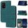 Custodia per telefono in pelle con strisce in rilievo globali per Honor 200 Lite (verde scuro) Custodia per telefono in pelle con strisce in rilievo globali per Honor 200 Lite (verde scuro)