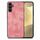 Per Samsung Galaxy S24+ 5G Custodia per telefono con cover posteriore per PC in pelle vintage (rosa) Per Samsung Galaxy S24+ 5G Custodia per telefono con cover posteriore per PC in pelle vintage (rosa)