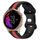 Per cinturino in silicone bicolore con fibbia a farfalla da 20 mm Garmin Venu (nero + rosso) Per cinturino in silicone bicolore con fibbia a farfalla da 20 mm Garmin Venu (nero + rosso)
