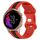 Per cinturino in silicone bicolore con fibbia a farfalla da 20 mm Garmin Venu (rosso + nero) Per cinturino in silicone bicolore con fibbia a farfalla da 20 mm Garmin Venu (rosso + nero)