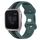 Per cinturino in silicone bicolore con fibbia a farfalla da 20 mm Garmin Venu SQ (verde + nero) Per cinturino in silicone bicolore con fibbia a farfalla da 20 mm Garmin Venu SQ (verde + nero)