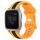Per cinturino in silicone bicolore con fibbia a farfalla da 20 mm Garmin Venu SQ (nero + giallo) Per cinturino in silicone bicolore con fibbia a farfalla da 20 mm Garmin Venu SQ (nero + giallo)