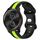 Per Garmin Garminmove Style 20mm Cinturino in silicone bicolore con fibbia a farfalla (nero + verde) Per Garmin Garminmove Style 20mm Cinturino in silicone bicolore con fibbia a farfalla (nero + verde)