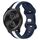 Per Garmin Garminmove Style 20mm Cinturino in silicone bicolore con fibbia a farfalla (bianco + blu) Per Garmin Garminmove Style 20mm Cinturino in silicone bicolore con fibbia a farfalla (bianco + blu)