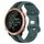 Per Garmin Forerunner 645 Music Cinturino per orologio in silicone bicolore con fibbia a farfalla da 20 mm (verde + nero) Per Garmin Forerunner 645 Music Cinturino per orologio in silicone bicolore con fibbia a farfalla da 20 mm (verde + nero)