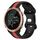 Per Garmin Forerunner 645 Music Cinturino per orologio in silicone bicolore con fibbia a farfalla da 20 mm (nero + rosso) Per Garmin Forerunner 645 Music Cinturino per orologio in silicone bicolore con fibbia a farfalla da 20 mm (nero + rosso)