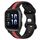 Per Garmin Forerunner Sq2 Cinturino per orologio in silicone bicolore con fibbia a farfalla da 20 mm (nero + rosso) Per Garmin Forerunner Sq2 Cinturino per orologio in silicone bicolore con fibbia a farfalla da 20 mm (nero + rosso)