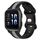 Per cinturino in silicone bicolore con fibbia a farfalla da 20 mm Garmin Forerunner Sq2 (nero + grigio) Per cinturino in silicone bicolore con fibbia a farfalla da 20 mm Garmin Forerunner Sq2 (nero + grigio)