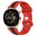 Per Huawei Watch GT3 42mm 20mm Cinturino in silicone bicolore con fibbia a farfalla (rosso + nero) Per Huawei Watch GT3 42mm 20mm Cinturino in silicone bicolore con fibbia a farfalla (rosso + nero)
