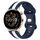 Per Huawei Watch GT3 42mm 20mm Cinturino in silicone bicolore con fibbia a farfalla (bianco + blu) Per Huawei Watch GT3 42mm 20mm Cinturino in silicone bicolore con fibbia a farfalla (bianco + blu)
