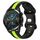 Per Huawei Watch GT2 42mm 20mm Cinturino in silicone bicolore con fibbia a farfalla (nero + verde) Per Huawei Watch GT2 42mm 20mm Cinturino in silicone bicolore con fibbia a farfalla (nero + verde)