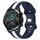Per Huawei Watch GT2 42mm 20mm Cinturino in silicone bicolore con fibbia a farfalla (bianco + blu) Per Huawei Watch GT2 42mm 20mm Cinturino in silicone bicolore con fibbia a farfalla (bianco + blu)