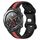Per Huawei Watch 2 Cinturino in silicone bicolore con fibbia a farfalla da 20 mm (nero + rosso) Per Huawei Watch 2 Cinturino in silicone bicolore con fibbia a farfalla da 20 mm (nero + rosso)