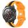 Per Huawei Watch 2 Cinturino in silicone bicolore con fibbia a farfalla da 20 mm (nero + giallo) Per Huawei Watch 2 Cinturino in silicone bicolore con fibbia a farfalla da 20 mm (nero + giallo)