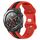 Per Huawei Watch 2 Cinturino in silicone bicolore con fibbia a farfalla da 20 mm (rosso + nero) Per Huawei Watch 2 Cinturino in silicone bicolore con fibbia a farfalla da 20 mm (rosso + nero)