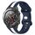 Per Huawei Watch 2 Cinturino in silicone bicolore con fibbia a farfalla da 20 mm (bianco + blu) Per Huawei Watch 2 Cinturino in silicone bicolore con fibbia a farfalla da 20 mm (bianco + blu)