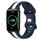 For Honor Watch ES Cinturino in silicone bicolore con fibbia a farfalla da 20 mm (bianco + blu) For Honor Watch ES Cinturino in silicone bicolore con fibbia a farfalla da 20 mm (bianco + blu)