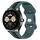 Per Huawei Watch Buds Cinturino in silicone bicolore con fibbia a farfalla da 20 mm (verde + nero) Per Huawei Watch Buds Cinturino in silicone bicolore con fibbia a farfalla da 20 mm (verde + nero)