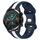 Per Huawei GT2 46mm 20mm Cinturino in silicone bicolore con fibbia a farfalla (bianco + blu) Per Huawei GT2 46mm 20mm Cinturino in silicone bicolore con fibbia a farfalla (bianco + blu)