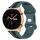 For Honor Watch GS 3 20mm Cinturino in silicone bicolore con fibbia a farfalla (verde + nero) For Honor Watch GS 3 20mm Cinturino in silicone bicolore con fibbia a farfalla (verde + nero)