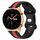 Cinturino per orologio in silicone bicolore con fibbia a farfalla da 20 mm per Honor Watch GS 3 (nero + rosso) Cinturino per orologio in silicone bicolore con fibbia a farfalla da 20 mm per Honor Watch GS 3 (nero + rosso)