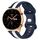 For Honor Watch GS 3 20mm Cinturino in silicone bicolore con fibbia a farfalla (bianco + blu) For Honor Watch GS 3 20mm Cinturino in silicone bicolore con fibbia a farfalla (bianco + blu)