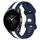Per Xiaomi Watch S2 46mm 22mm Cinturino in silicone bicolore con fibbia a farfalla (bianco + blu) Per Xiaomi Watch S2 46mm 22mm Cinturino in silicone bicolore con fibbia a farfalla (bianco + blu)