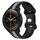 Per Xiaomi MI Watch S1 Pro 22mm Cinturino in silicone bicolore con fibbia a farfalla (nero + grigio)