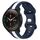 Per Xiaomi MI Watch S1 Pro 22mm Cinturino in silicone bicolore con fibbia a farfalla (bianco + blu) Per Xiaomi MI Watch S1 Pro 22mm Cinturino in silicone bicolore con fibbia a farfalla (bianco + blu)