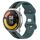 Per Xiaomi MI Watch Color 2 22mm Cinturino in silicone bicolore con fibbia a farfalla (verde + nero) Per Xiaomi MI Watch Color 2 22mm Cinturino in silicone bicolore con fibbia a farfalla (verde + nero)