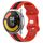 Per Xiaomi MI Watch Color 2 22mm Cinturino in silicone bicolore con fibbia a farfalla (rosso + nero) Per Xiaomi MI Watch Color 2 22mm Cinturino in silicone bicolore con fibbia a farfalla (rosso + nero)
