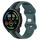 Per Xiaomi MI Watch Sport 22mm Cinturino in silicone bicolore con fibbia a farfalla (verde + nero) Per Xiaomi MI Watch Sport 22mm Cinturino in silicone bicolore con fibbia a farfalla (verde + nero)