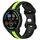Per Xiaomi MI Watch Sport 22mm Cinturino in silicone bicolore con fibbia a farfalla (nero + verde) Per Xiaomi MI Watch Sport 22mm Cinturino in silicone bicolore con fibbia a farfalla (nero + verde)