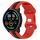 Per Xiaomi MI Watch Sport 22mm Cinturino in silicone bicolore con fibbia a farfalla (rosso + nero) Per Xiaomi MI Watch Sport 22mm Cinturino in silicone bicolore con fibbia a farfalla (rosso + nero)