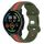 Per Xiaomi MI Watch Sport 22mm Cinturino in silicone bicolore con fibbia a farfalla (rosso + verde militare) Per Xiaomi MI Watch Sport 22mm Cinturino in silicone bicolore con fibbia a farfalla (rosso + verde militare)