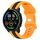Per Xiaomi MI Watch Color 22mm Butterfly Buckle Cinturino in silicone bicolore (nero + giallo) Per Xiaomi MI Watch Color 22mm Butterfly Buckle Cinturino in silicone bicolore (nero + giallo)