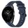 Per Xiaomi Watch S2 42mm 22mm Cinturino Slicone a strisce concave (blu navy)
