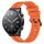 Per Xiaomi MI Watch S1 Cinturino in silicone a strisce concave da 22 mm (arancione) Per Xiaomi MI Watch S1 Cinturino in silicone a strisce concave da 22 mm (arancione)