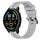 Per Xiaomi MI Watch Color 22mm Cinturino in silicone a strisce concave (grigio) Per Xiaomi MI Watch Color 22mm Cinturino in silicone a strisce concave (grigio)