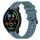 Per Xiaomi MI Watch Color 22mm Cinturino in silicone a strisce concave (Rock Cyan) Per Xiaomi MI Watch Color 22mm Cinturino in silicone a strisce concave (Rock Cyan)