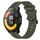 Per Xiaomi Watch S1 Active Cinturino in silicone a strisce concave da 22 mm (verde militare) Per Xiaomi Watch S1 Active Cinturino in silicone a strisce concave da 22 mm (verde militare)