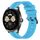 Per Huawei Watch Buds Cinturino in silicone a strisce concave da 22 mm (blu cielo) Per Huawei Watch Buds Cinturino in silicone a strisce concave da 22 mm (blu cielo)