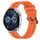 Per Huawei Watch GT3 46mm 22mm Cinturino in silicone a strisce concavo (arancione)