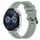 Per Huawei Watch GT3 46mm 22mm cinturino in silicone a strisce concave (verde grigiastro) Per Huawei Watch GT3 46mm 22mm cinturino in silicone a strisce concave (verde grigiastro)